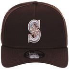 Seattle Mariners MLB Frosted Bark New Era 9FORTY A-Frame