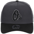 Baltimore Orioles MLB Graphite x Black FASHION CORE New Era 9FORTY A-Frame
