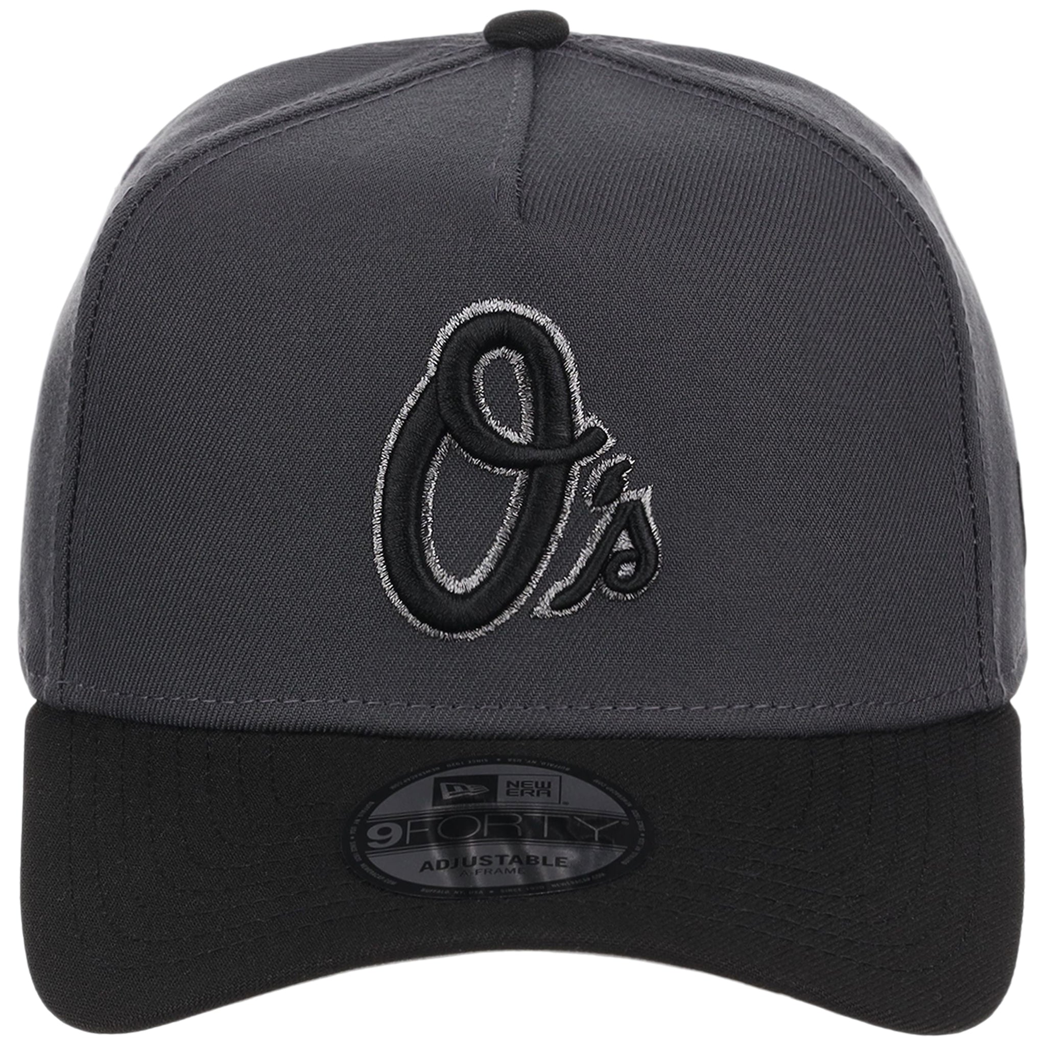 Baltimore Orioles MLB Graphite x Black FASHION CORE New Era 9FORTY A-Frame