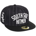 Chicago White Sox (Pinstripe/Black) Chicago Southside Crown the City New Era 59FIFTY
