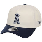 Anaheim Angels MLB Chrome x Navy FASHION CORE New Era 9FORTY A-Frame
