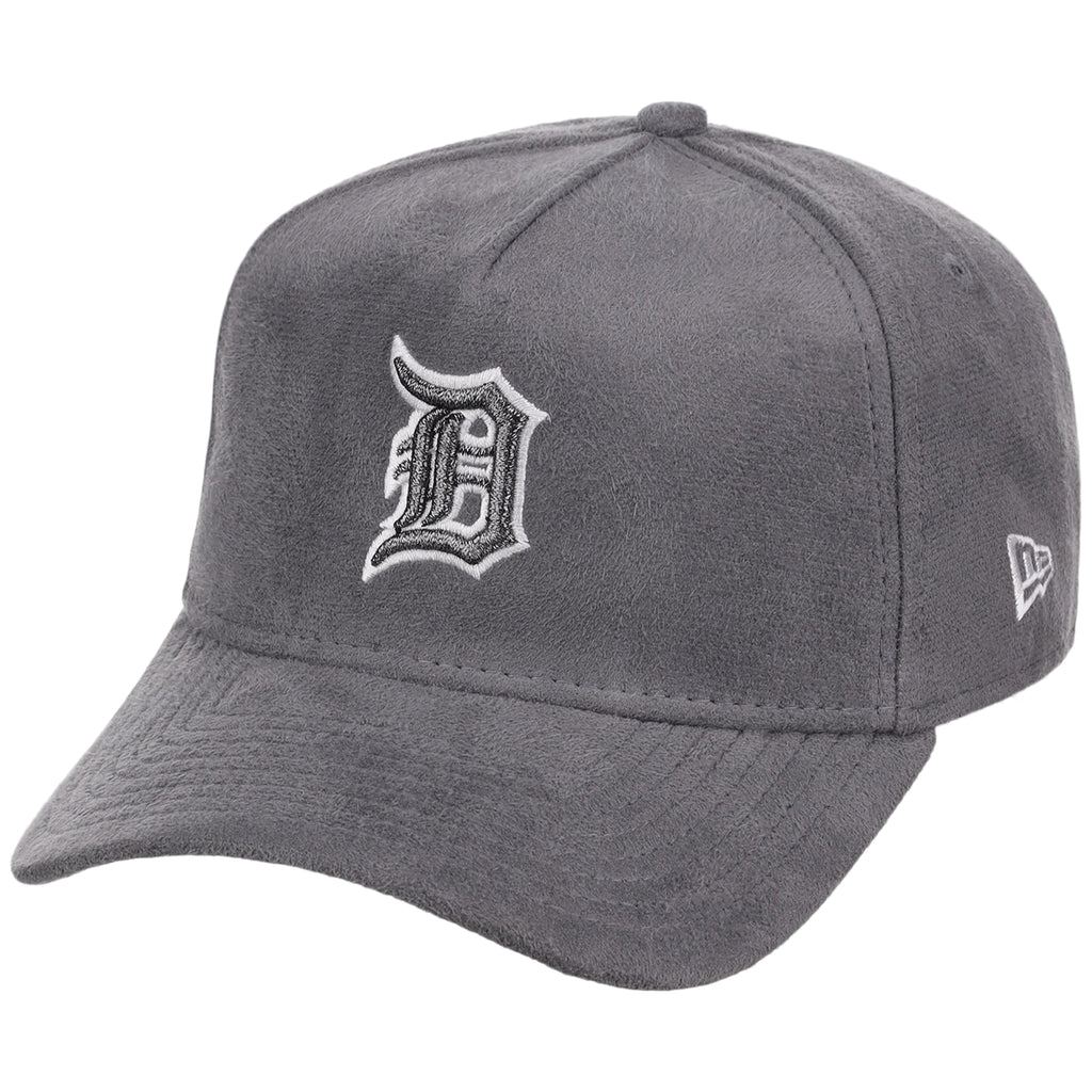 Detroit Tigers MLB Gray x Suede FASHION CORE New Era 9FORTY A-Frame