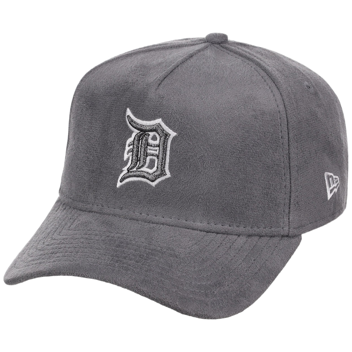 Detroit Tigers MLB Gray x Suede FASHION CORE New Era 9FORTY A-Frame