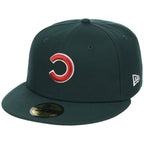 Chicago Cubs MLB Flipmode 2.0 New Era 59FIFTY (Dark Green/Dark Green/Gray)