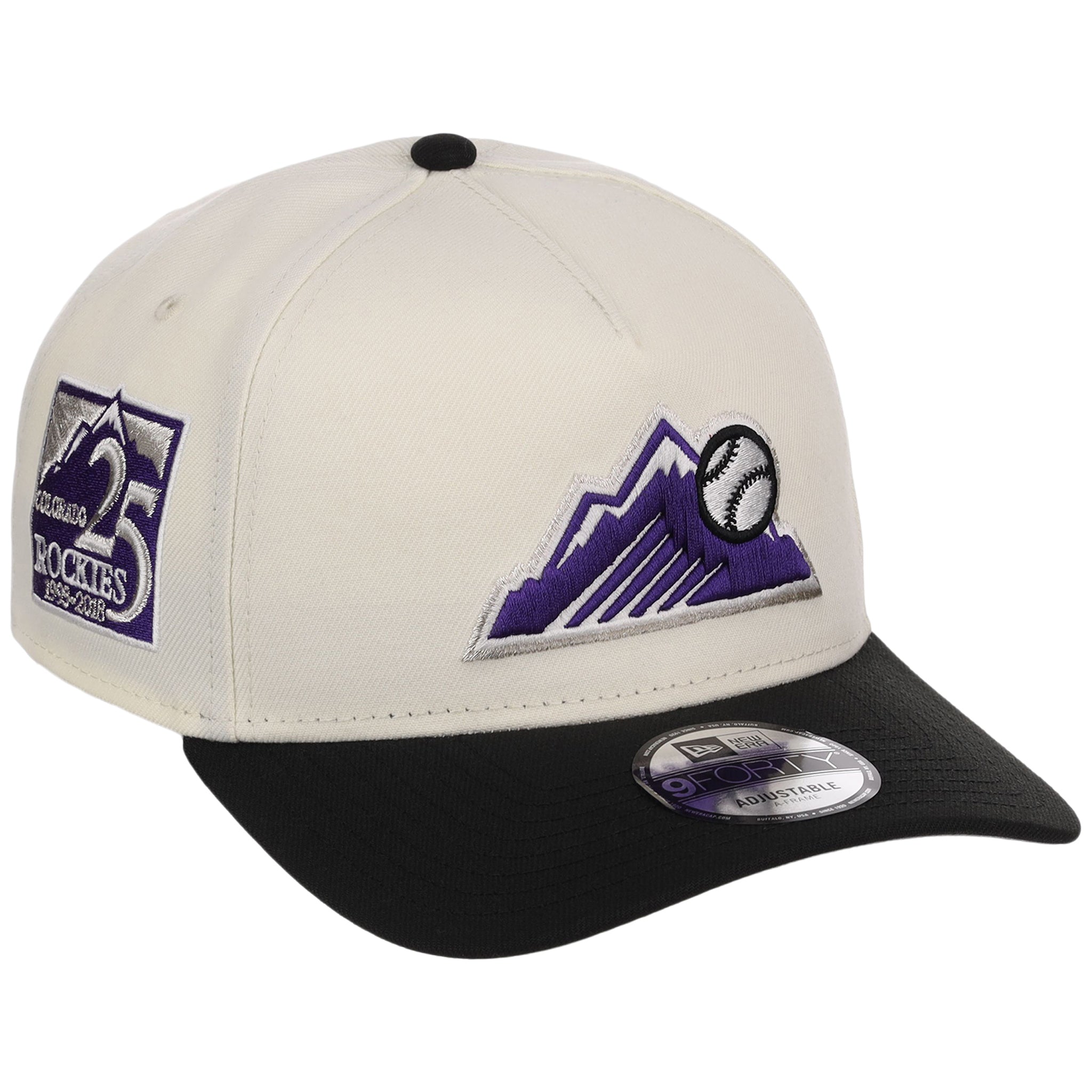 Colorado Rockies MLB Chrome OTC New Era 9FORTY A-Frame