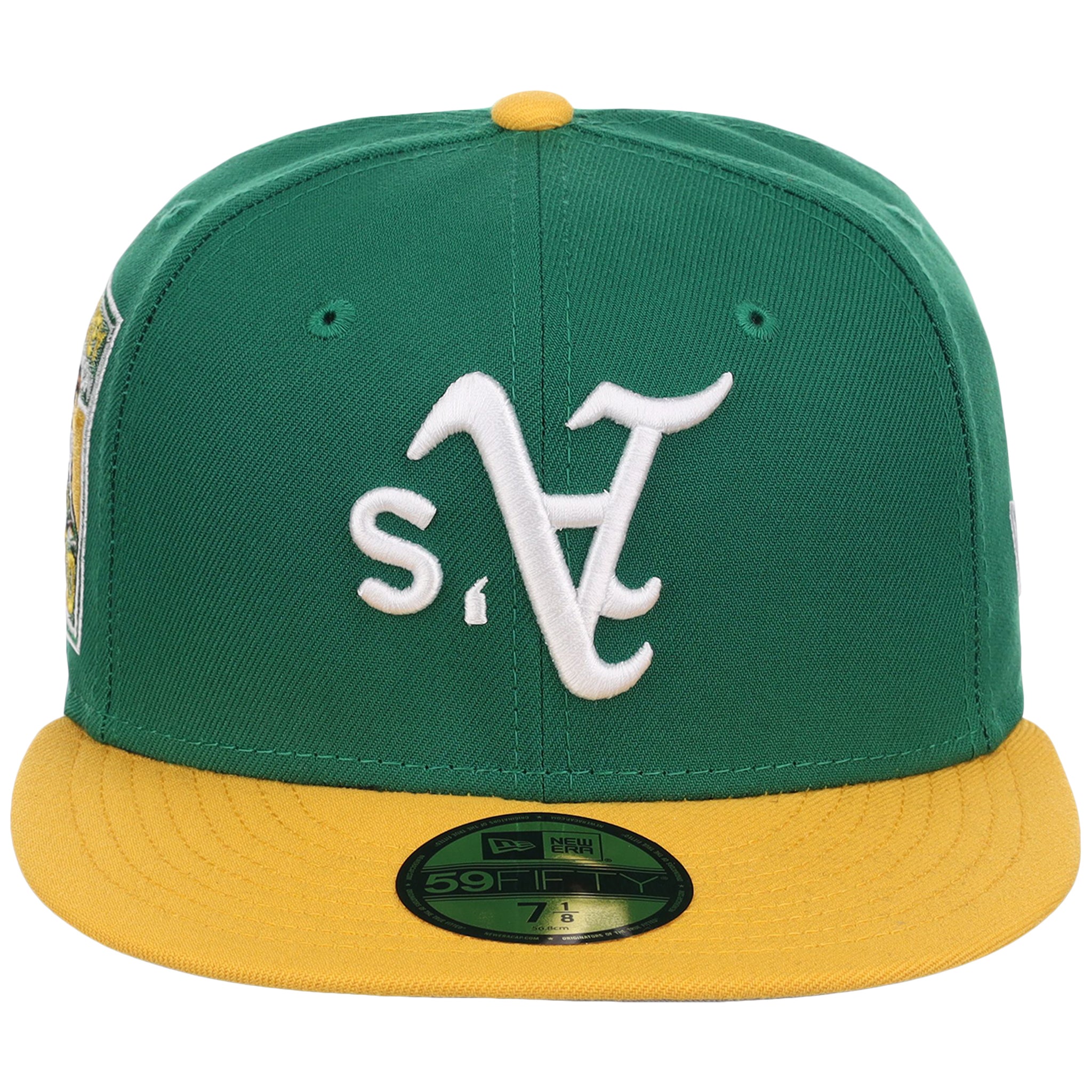 Oakland Athletics MLB Flipmode 2.0 New Era 59FIFTY (Green/Yellow/Gray)