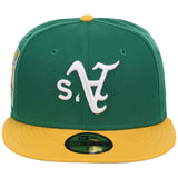 Oakland Athletics MLB Flipmode 2.0 New Era 59FIFTY (Green/Yellow/Gray)