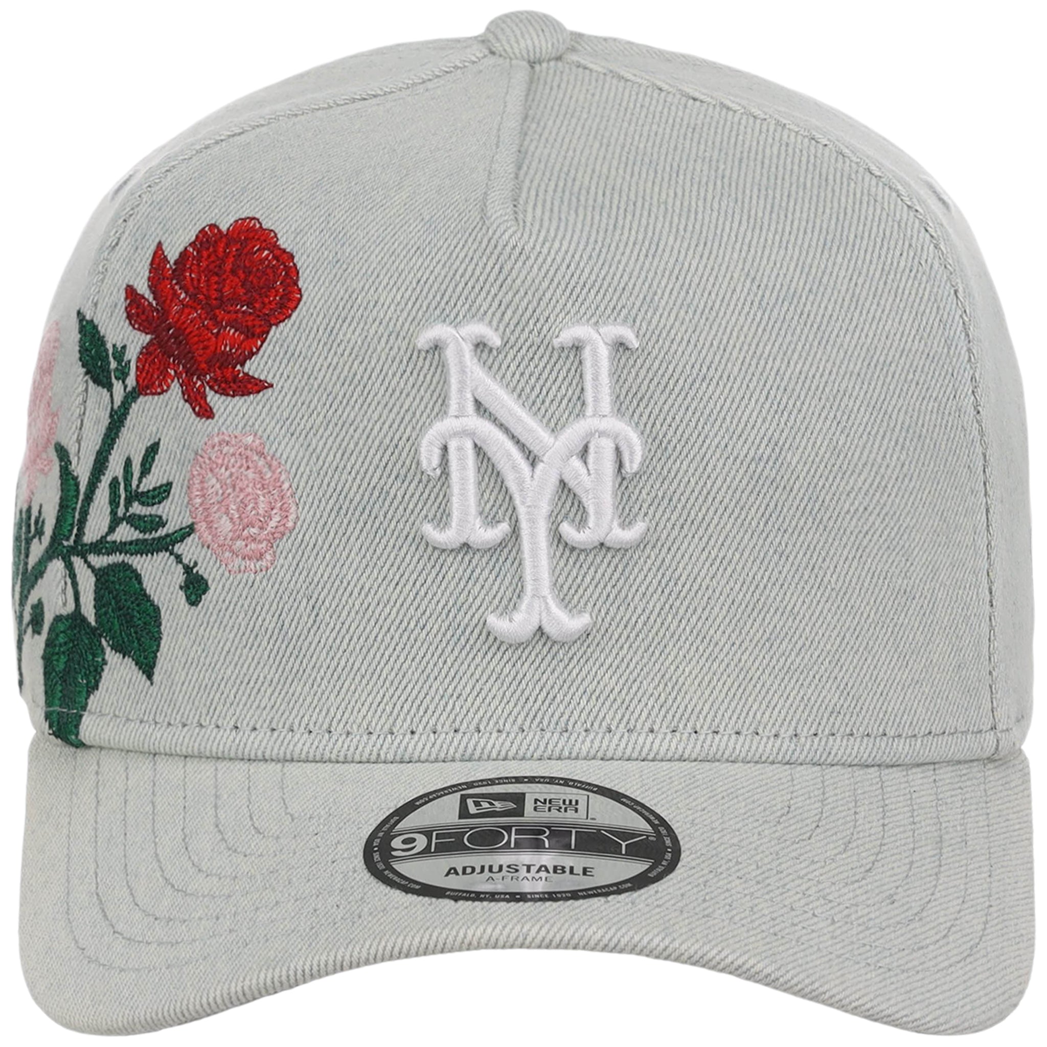 New York Mets MLB Denim Flower New Era 9FORTY
