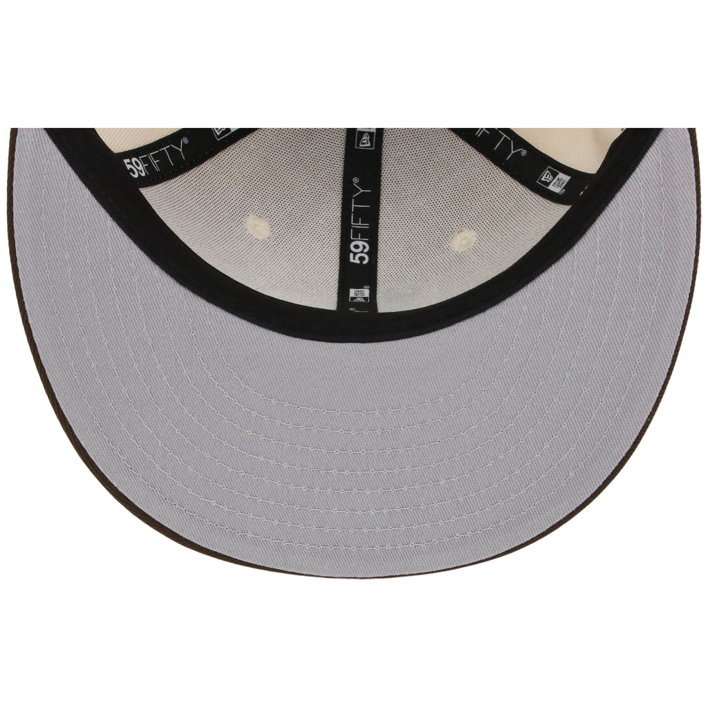 Los Angeles Dodgers Cow Script (Stone/Dark Brown) Lids HD LA Pack