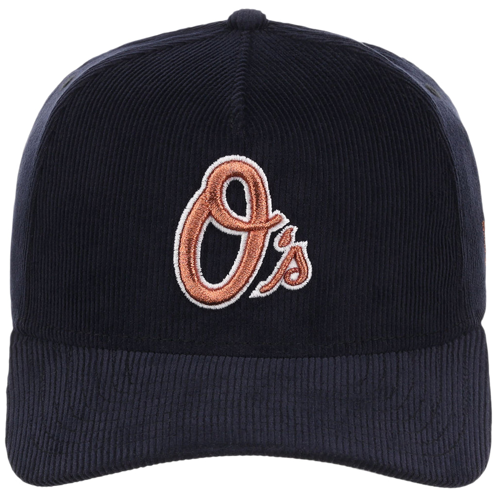 Baltimore Orioles MLB Navy Cord FASHION CORE New Era 9FORTY A-Frame