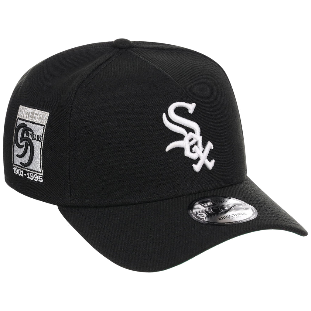 Chicago White Sox MLB Black Dome New Era 9FORTY A-Frame