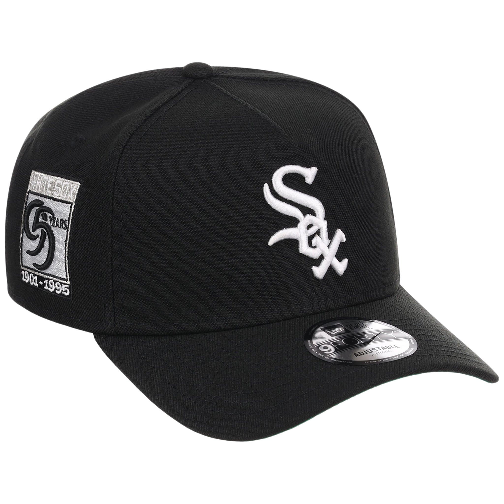 Chicago White Sox MLB Black Dome New Era 9FORTY A-Frame