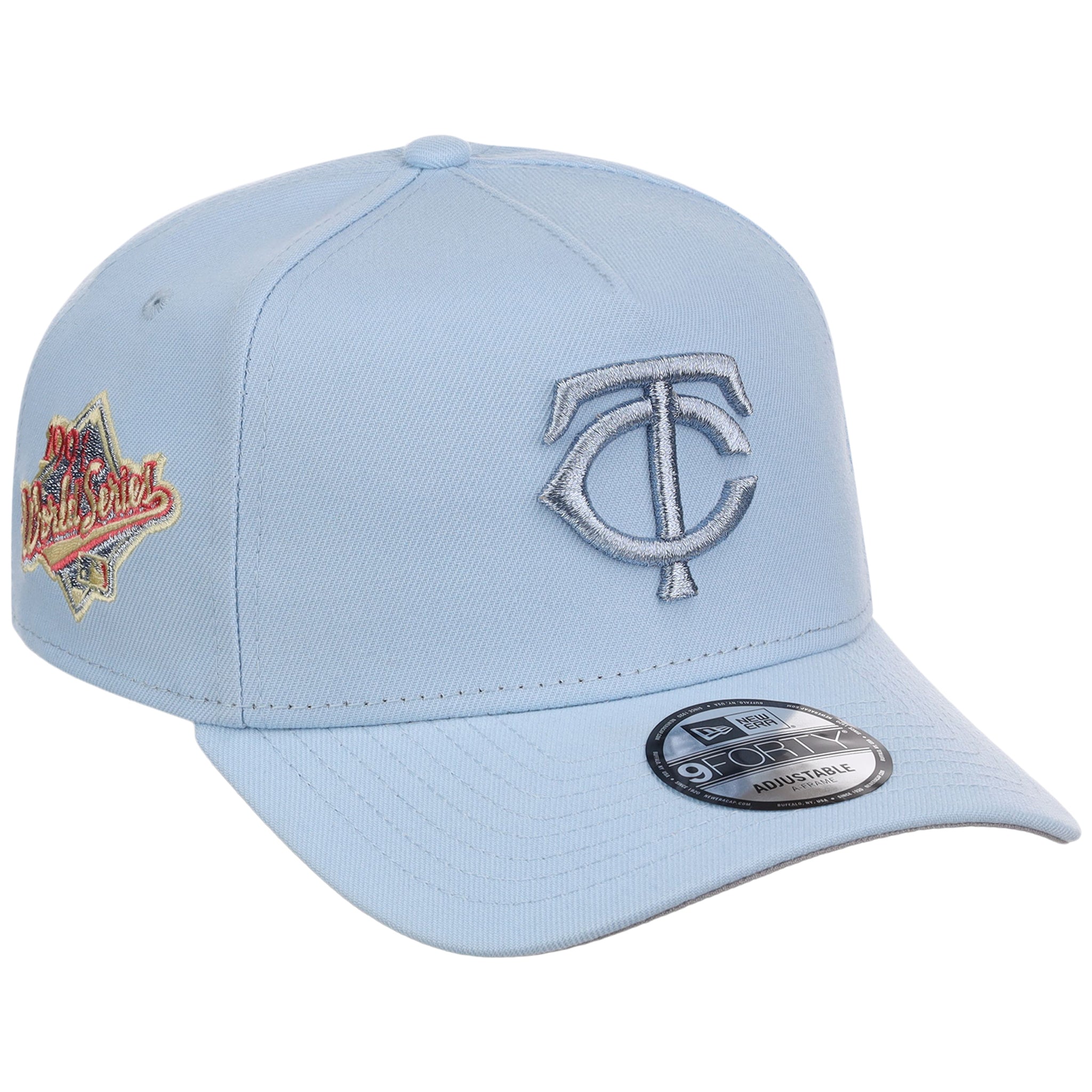 Minnesota Twins MLB Glacial Blue New Era 9FORTY A-Frame
