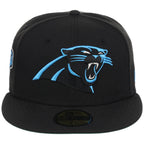 Carolina Panthers NFL Black Dome New Era 59FIFTY