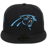 Carolina Panthers NFL Black Dome New Era 59FIFTY