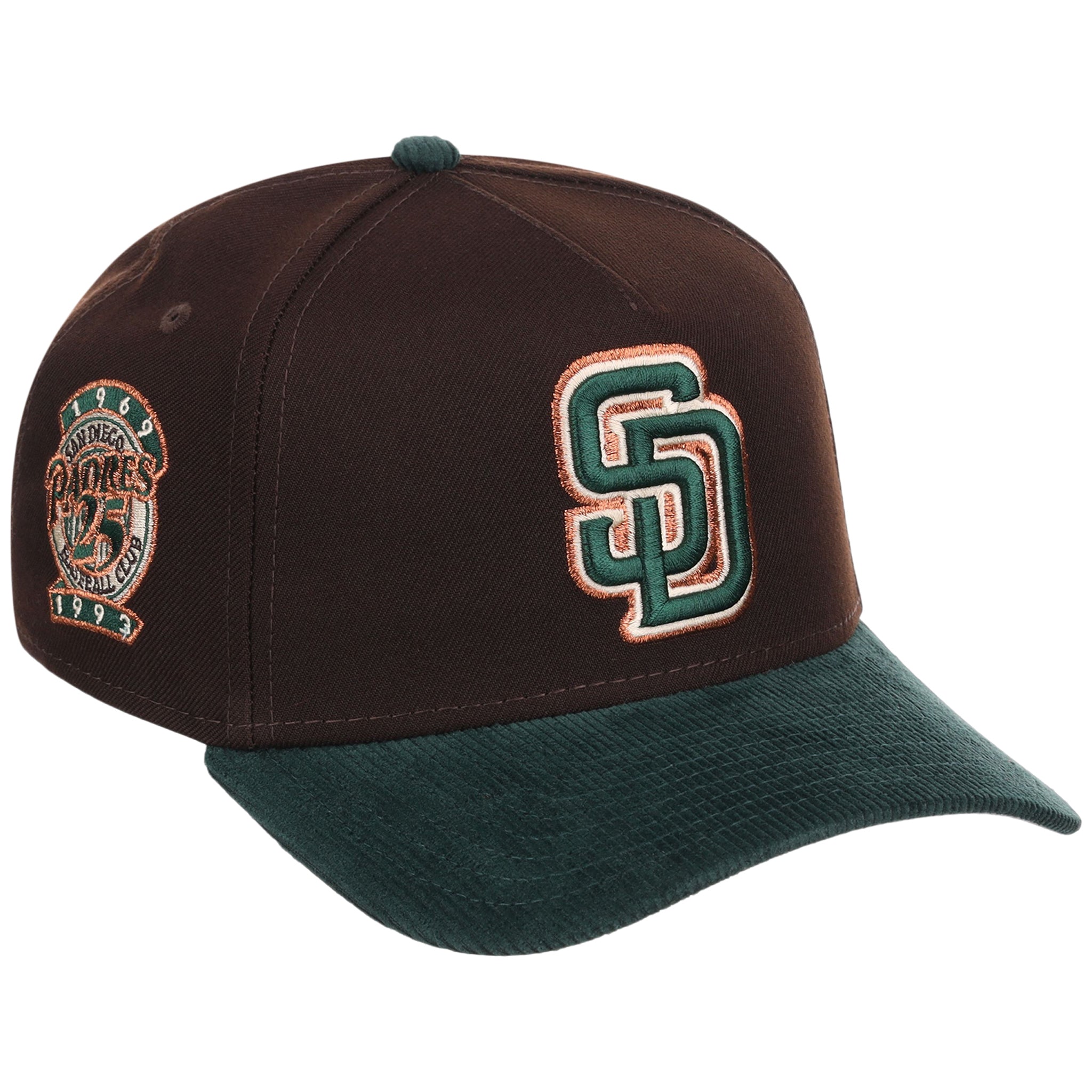 San Diego Padres MLB Forest Ember New Era 9FORTY A-Frame