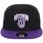 Houston Texans Side A: Track One New Era 59FIFTY (Black/Purple) H-Town