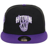 Houston Texans Side A: Track One New Era 59FIFTY (Black/Purple) H-Town