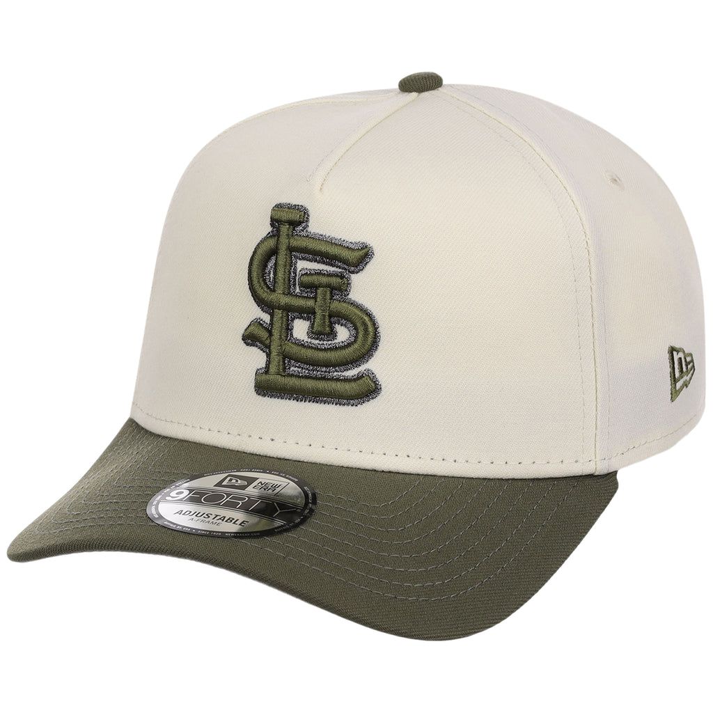 St. Louis Cardinals MLB Chrome Olive New Era 9FORTY