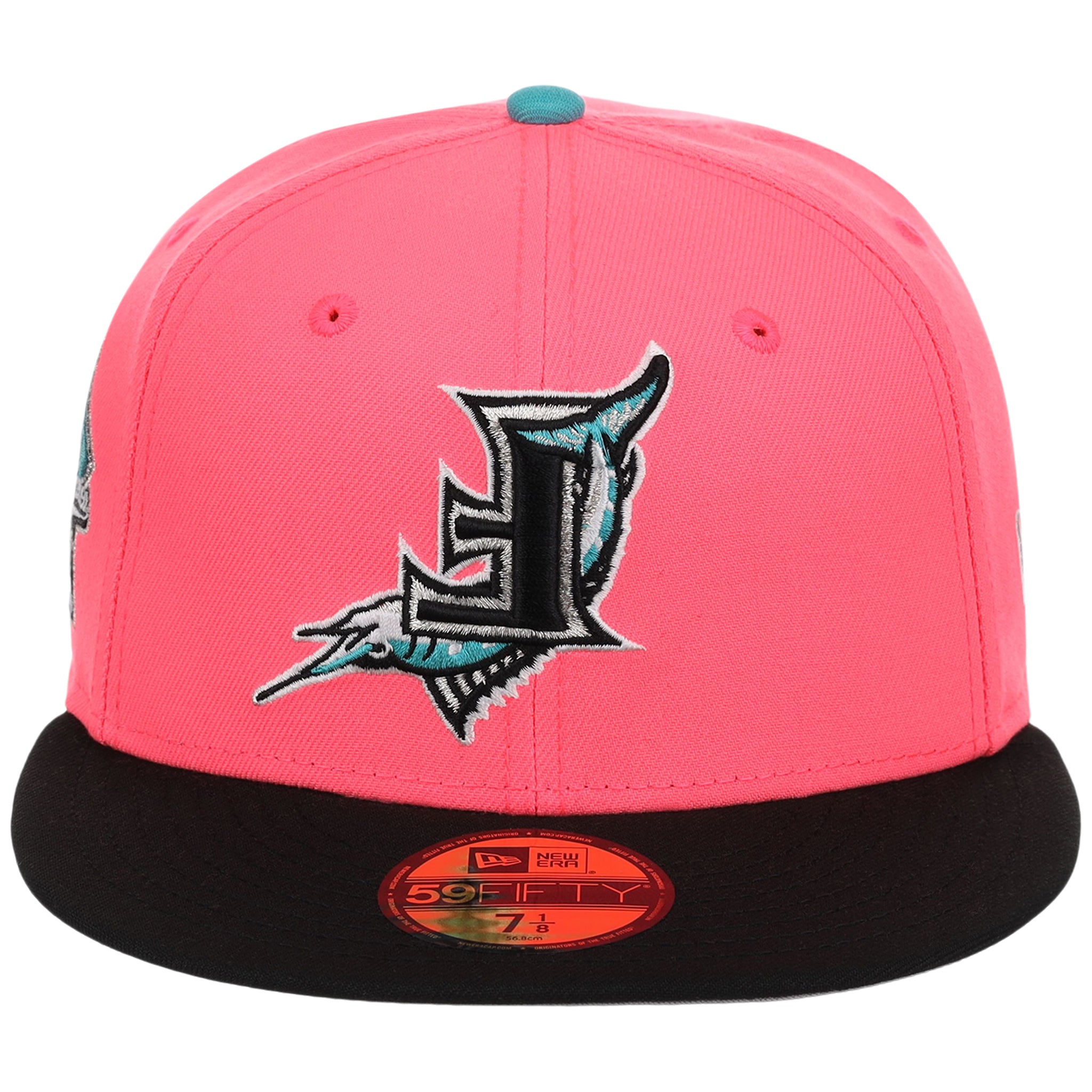 Florida Marlins MLB Flipmode 2.0 New Era 59FIFTY (Pink/Black/Gray)