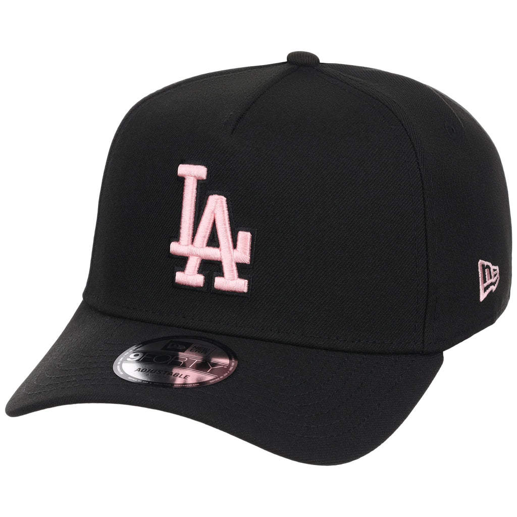 Los Angeles Dodgers MLB Black x Pink FASHION CORE New Era 9FORTY A-Frame