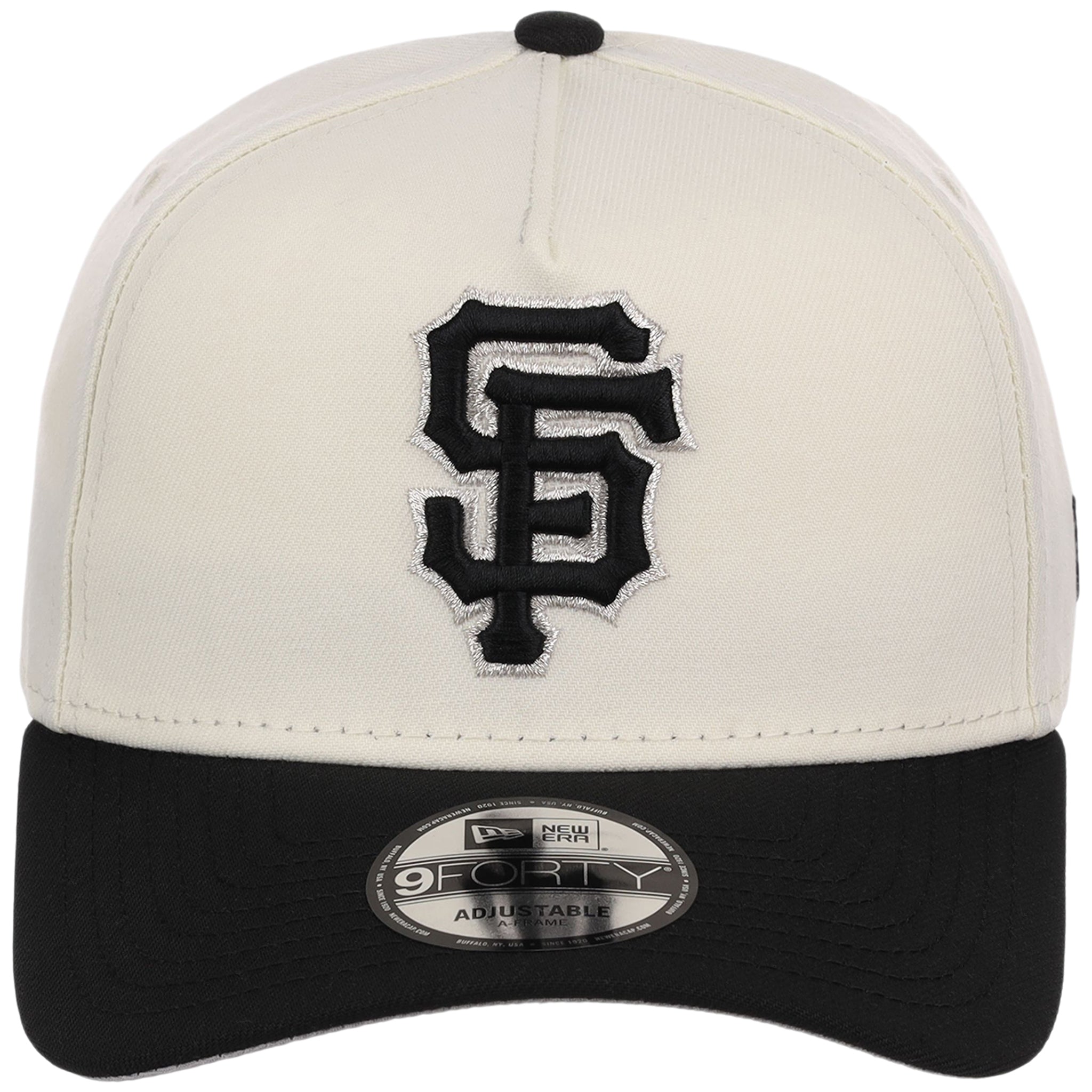 San Francisco Giants MLB Chrome x Black FASHION CORE New Era 9FORTY A-Frame
