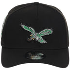 Philadelphia Eagles NFL Black Dome New Era 9FORTY A-Frame