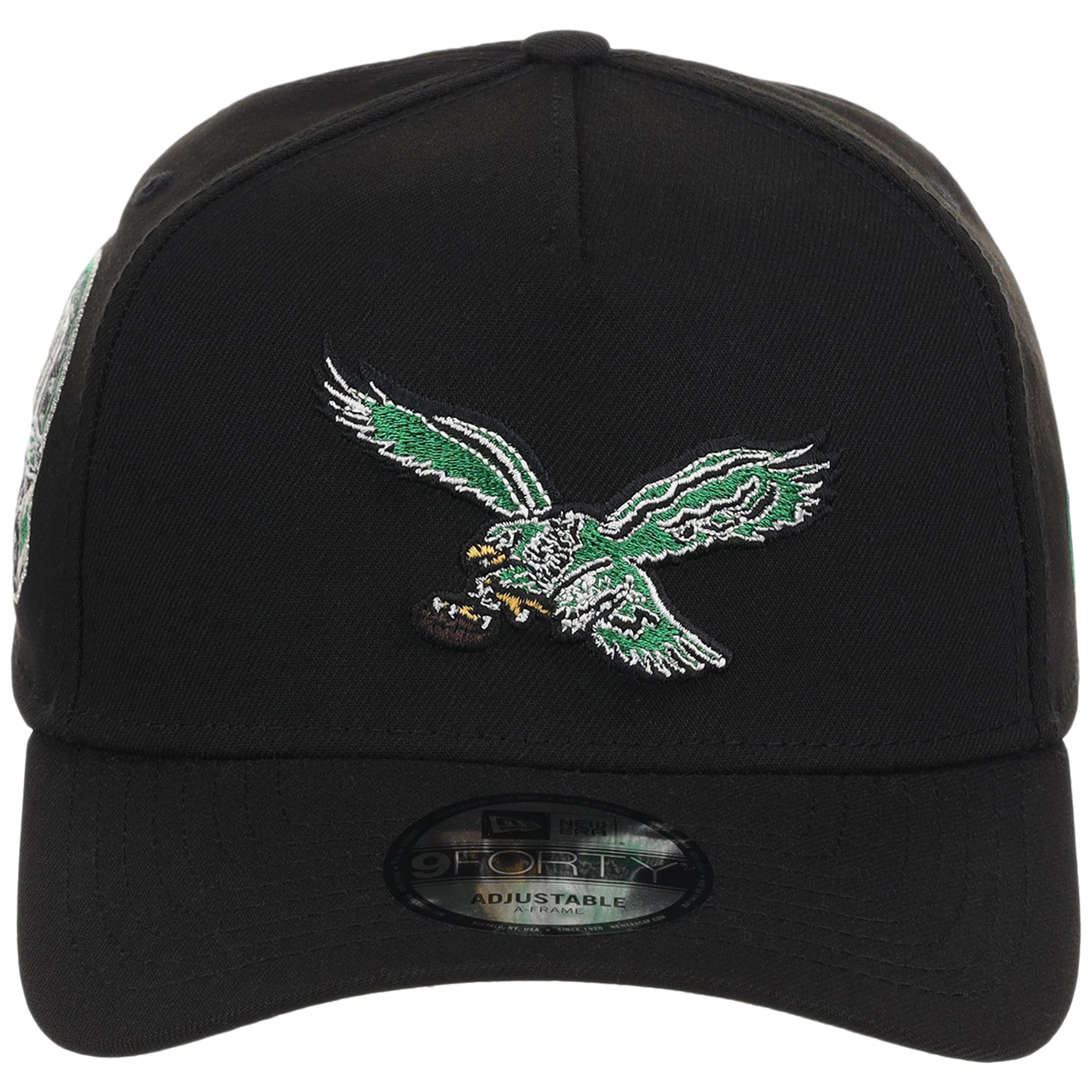 Philadelphia Eagles NFL Black Dome New Era 9FORTY A-Frame