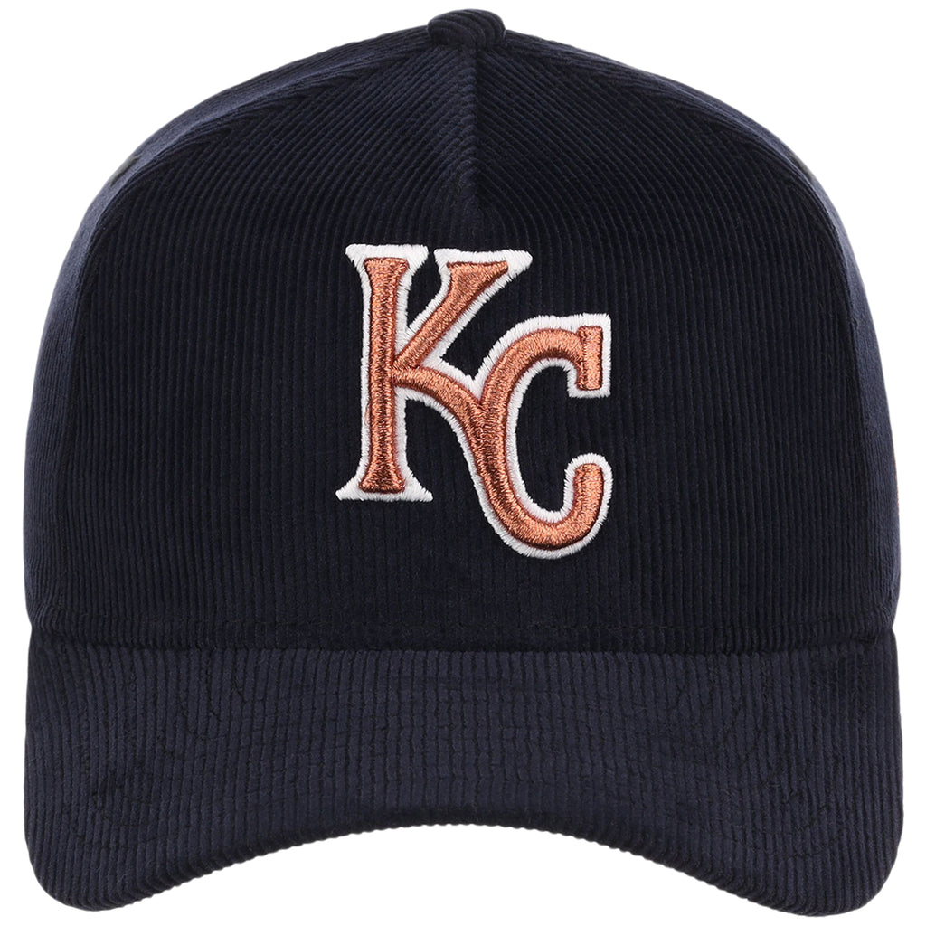 Kansas City Royals MLB Navy Cord FASHION CORE New Era 9FORTY A-Frame