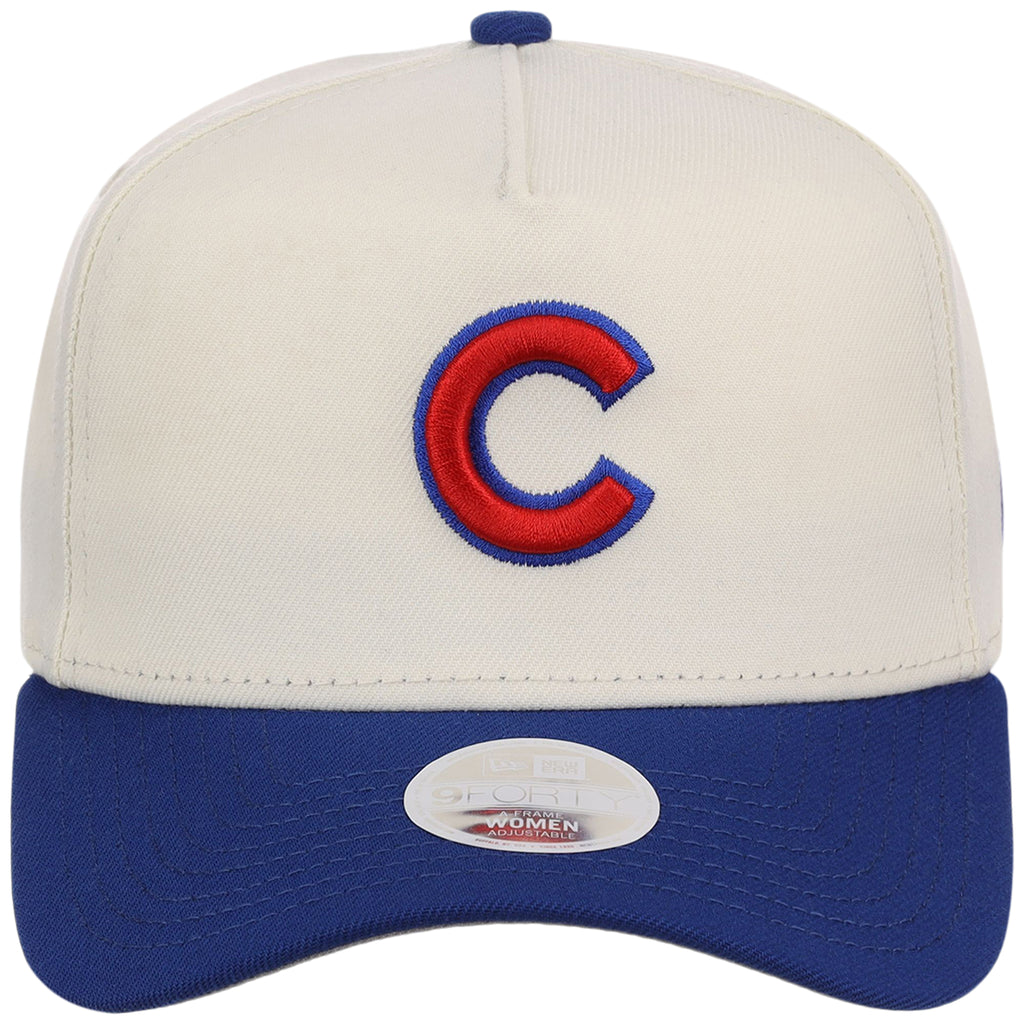 Chicago Cubs Women's New Era 9FORTY Chrome OTC A-Frame