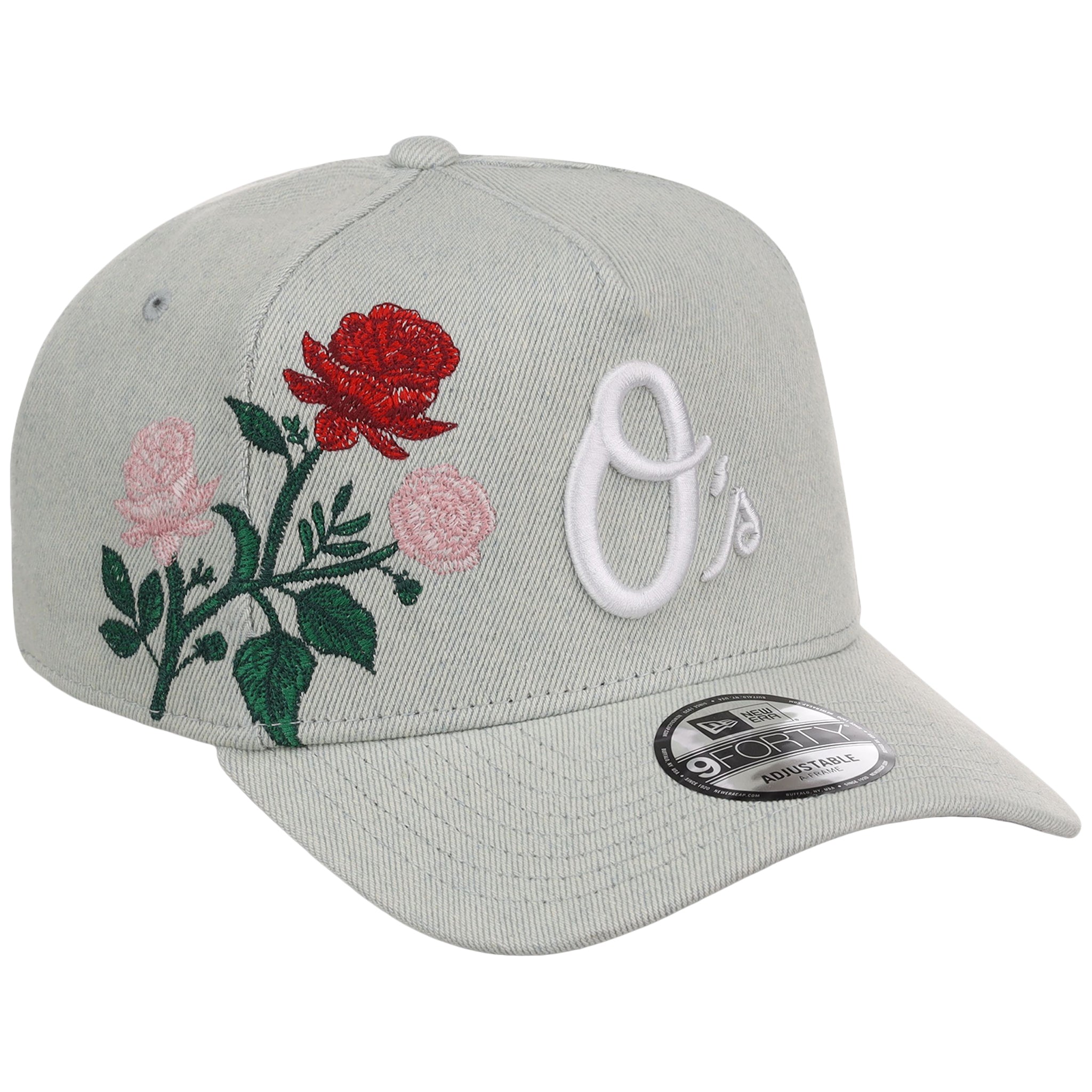Baltimore Orioles MLB Denim Flower New Era 9FORTY
