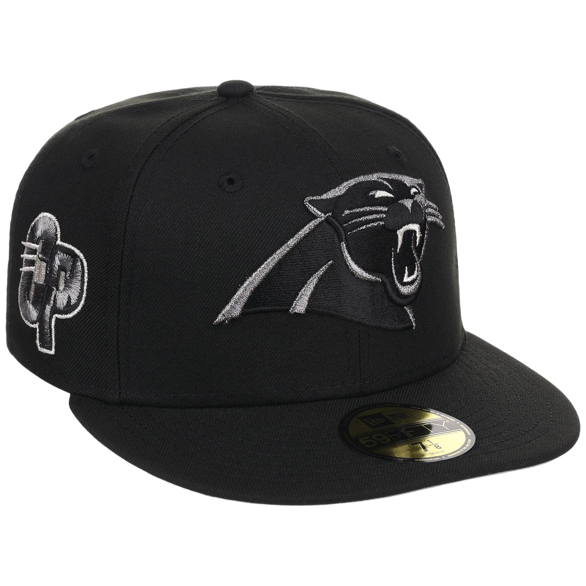 Carolina Panthers NFL Liquid Titanium New Era 59FIFTY