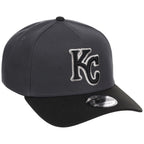 Kansas City Royals MLB Graphite x Black FASHION CORE New Era 9FORTY A-Frame