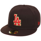 Los Angeles Dodgers MLB Burnt Wood x Red New Era 59FIFTY – 4