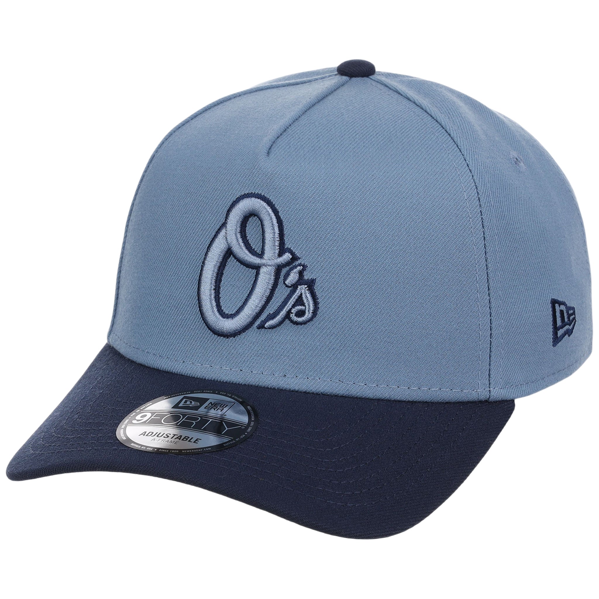 Baltimore Orioles MLB Faded Blue x Navy FASHION CORE New Era 9FORTY A-Frame