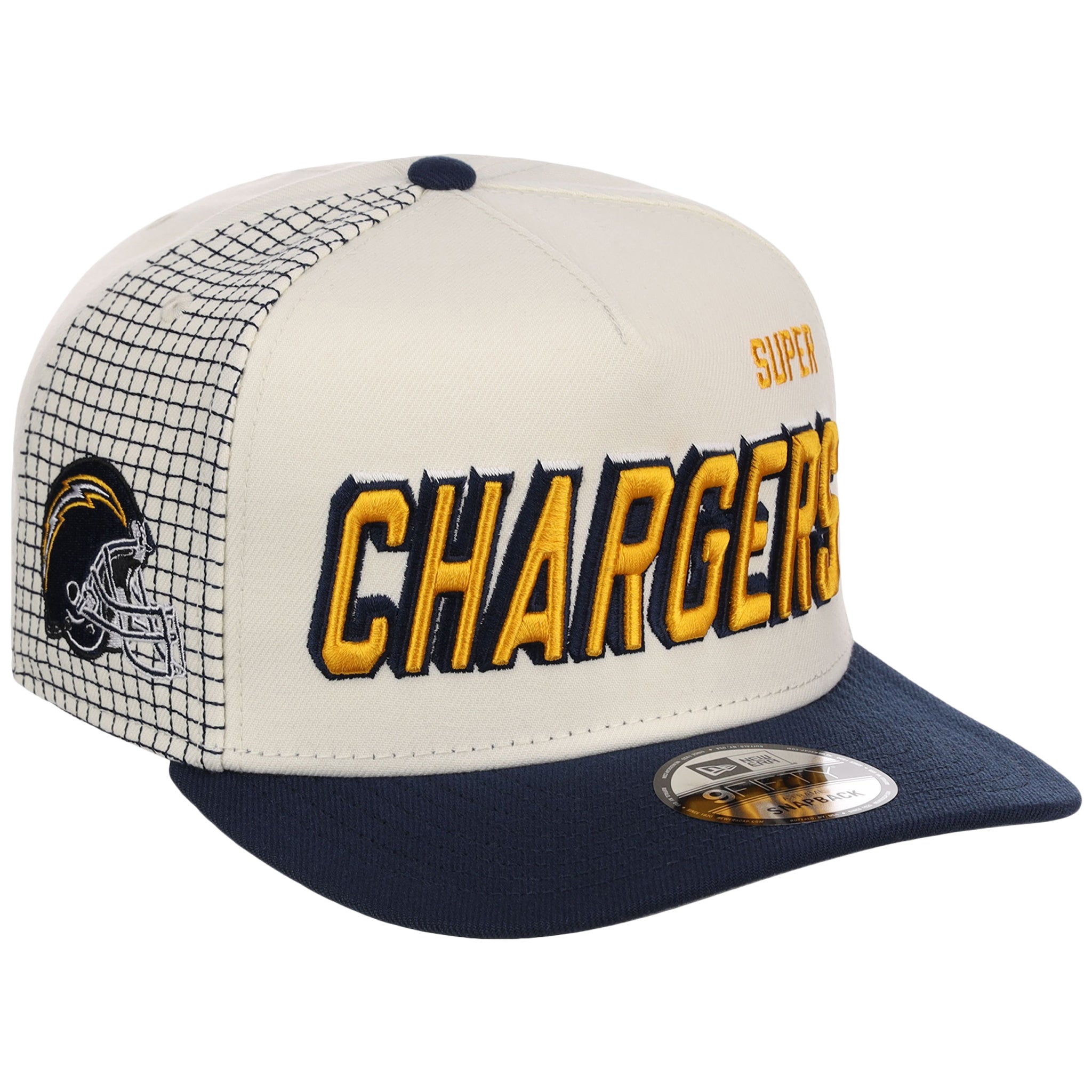 Los Angeles Chargers NFL Gridlock New Era 9FIFTY A-Frame