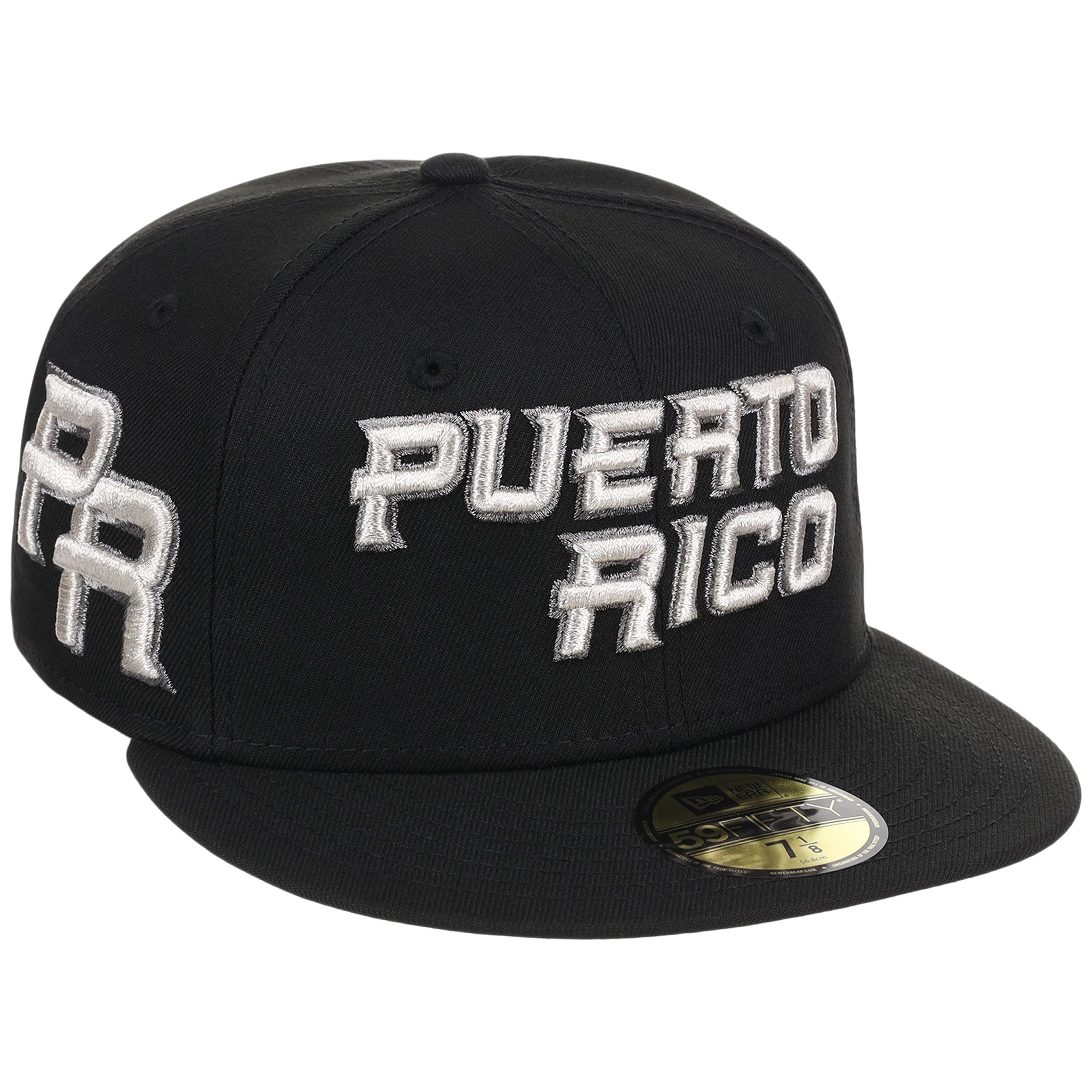 Puerto Rico Crown the Country New Era 59FIFTY (Black/Black)