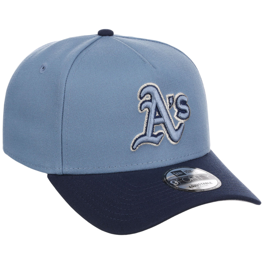 Oakland Athletics MLB Faded Blue x Navy FASHION CORE New Era 9FORTY A-Frame