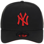 New York Yankees MLB Black x Red FASHION CORE New Era 9FORTY A-Frame
