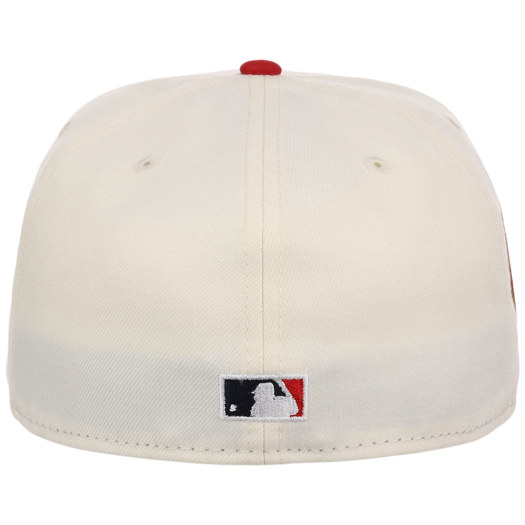 California Angels Crown the City New Era 59FIFTY Palm Tree (Chrome/Red/Gray)