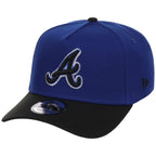 Atlanta Braves MLB Royal x Black FASHION CORE New Era 9FORTY A-Frame