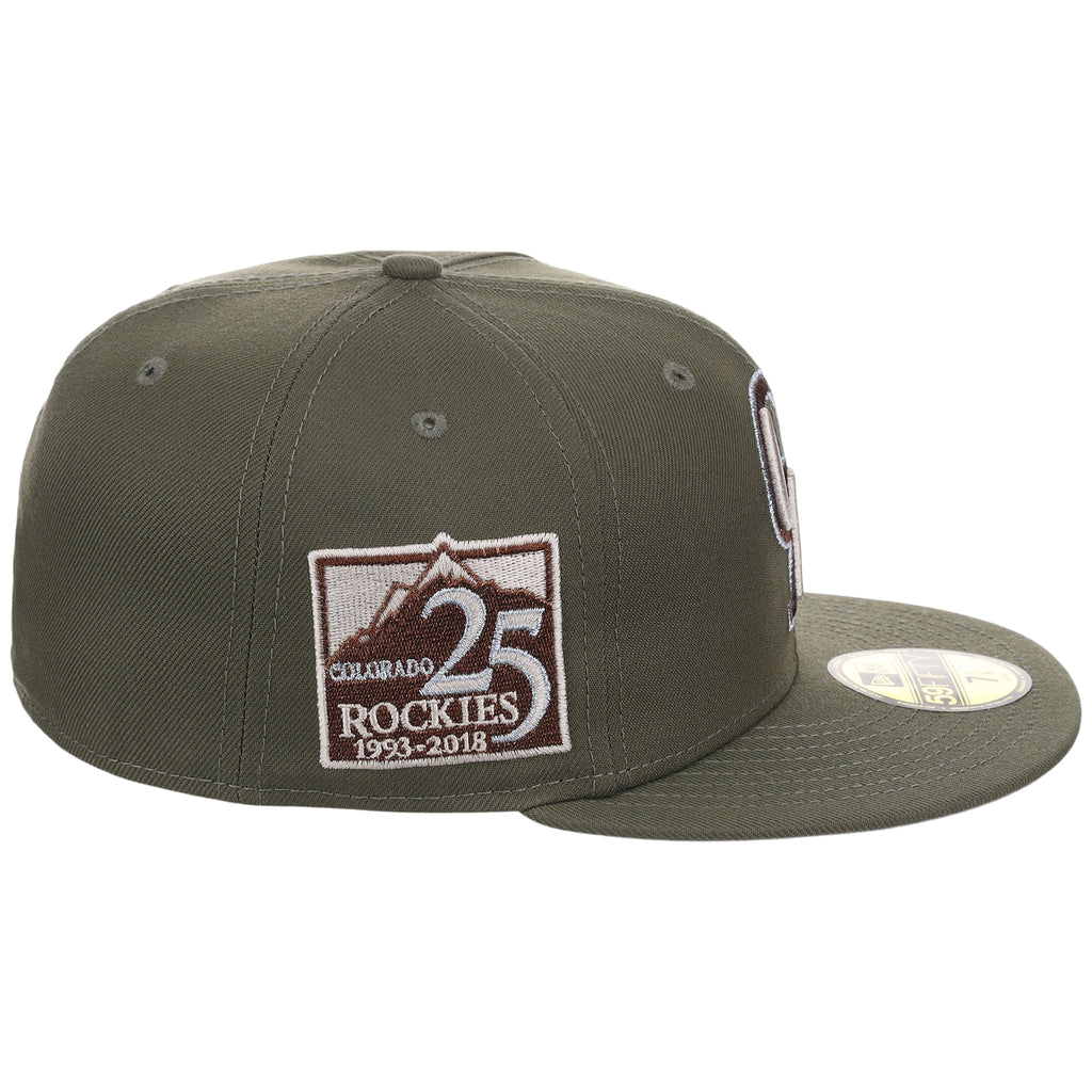 Colorado Rockies MLB Olive Alloy New Era 59FIFTY