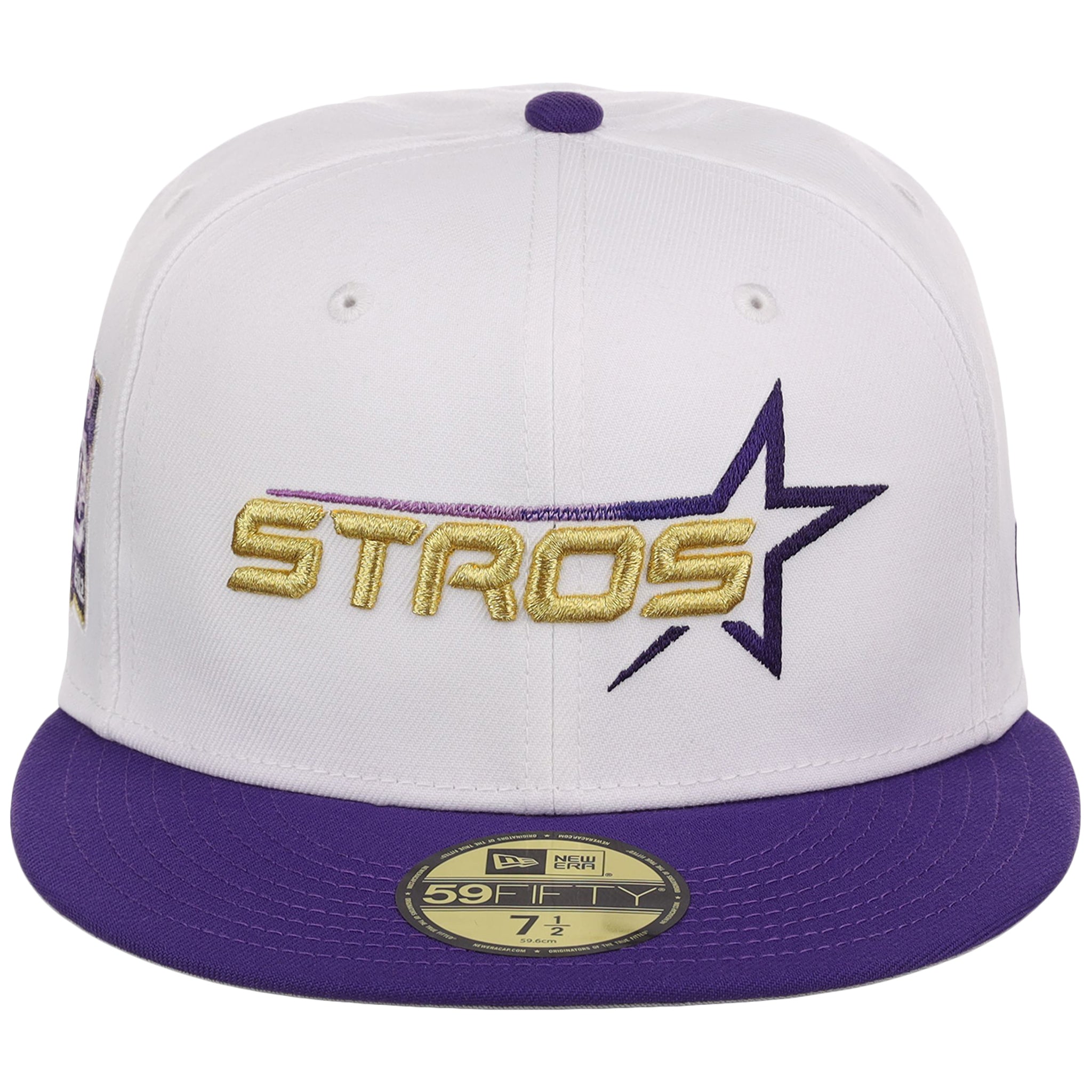 Houston Astros Side A: Track One New Era 59FIFTY (White/Purple)