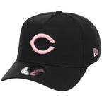 Cincinnati Reds MLB Black x Pink FASHION CORE New Era 9FORTY A-Frame