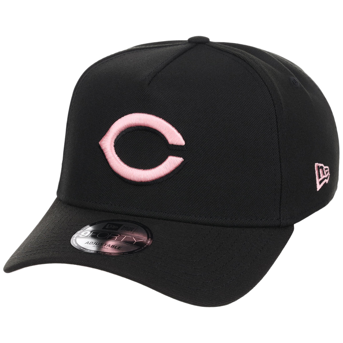 Cincinnati Reds MLB Black x Pink FASHION CORE New Era 9FORTY A-Frame