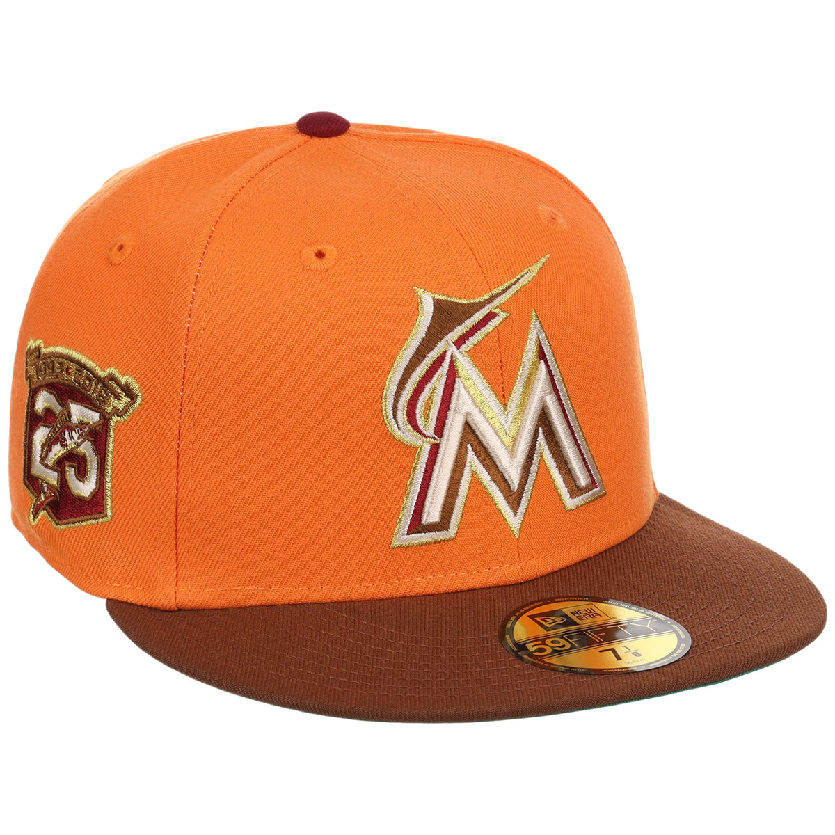 Miami Marlins MLB Golden Harvest New Era 59FIFTY