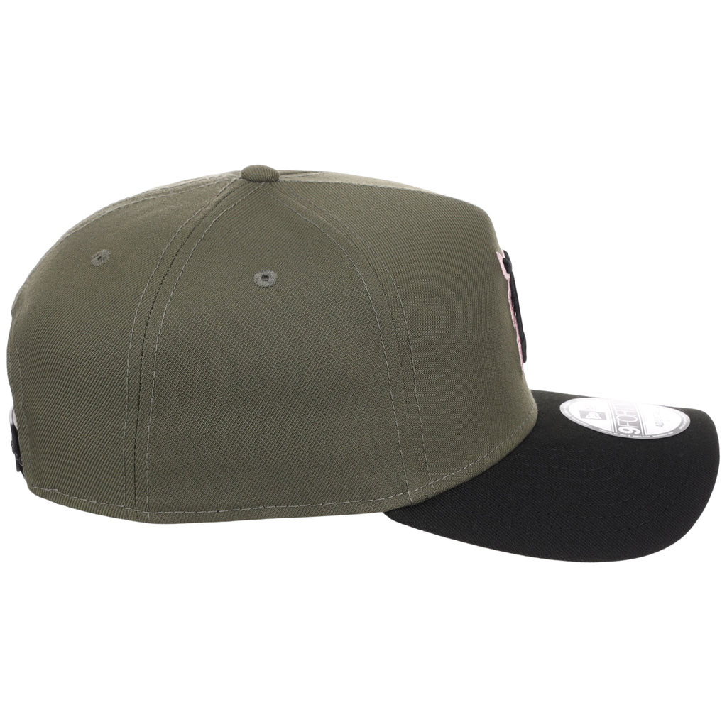 Detroit Tigers MLB Olive x Black & Pink FASHION CORE New Era 9FORTY A-Frame