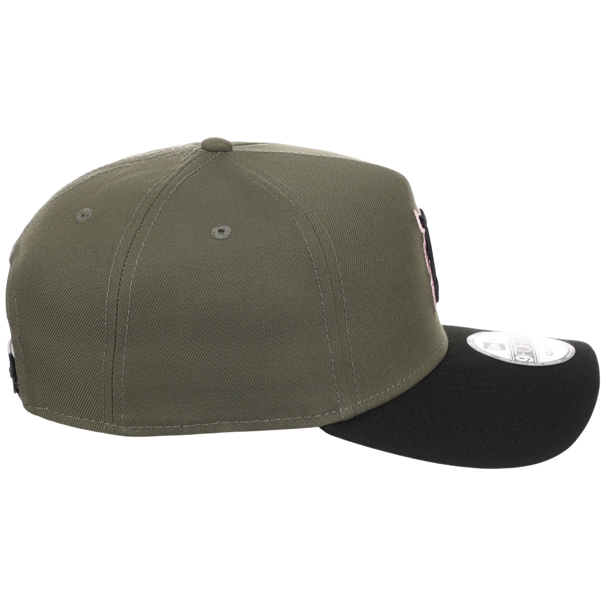 Detroit Tigers MLB Olive x Black & Pink FASHION CORE New Era 9FORTY A-Frame