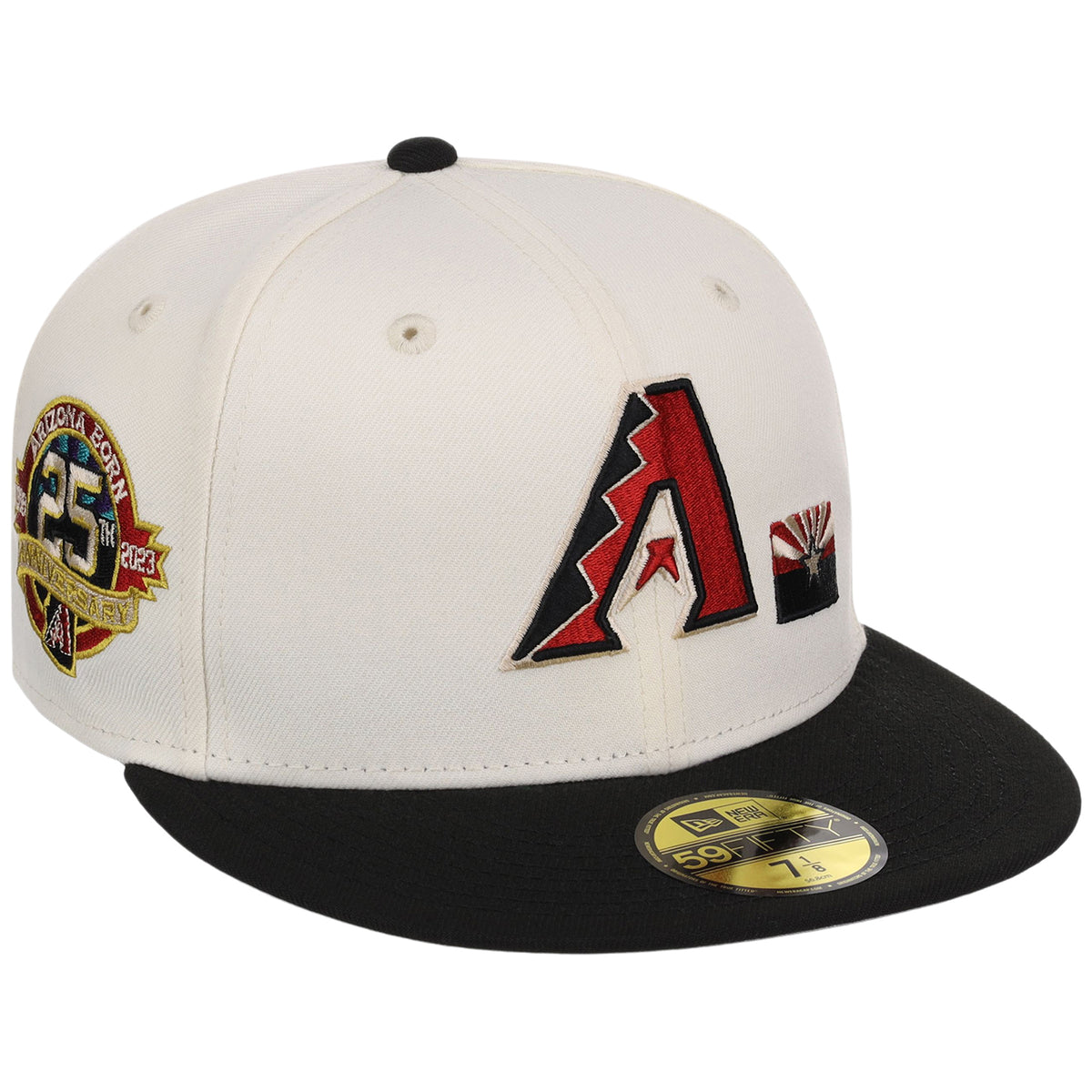 Arizona Diamondbacks Phoenix Crown the City New Era 59FIFTY (Chrome/Black)