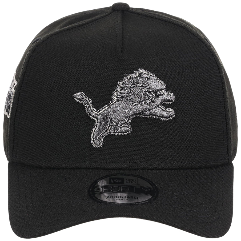Detroit Lions NFL Liquid Titanium New Era 9FORTY